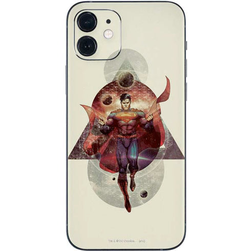 DC Comics Superman Galaxy Flying iPhone 12 Skin
