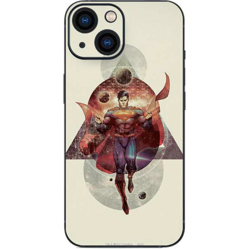 DC Comics Superman Galaxy Flying iPhone 13 Mini Skin