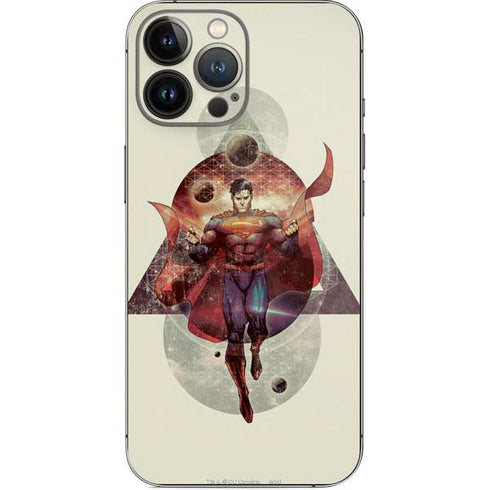 DC Comics Superman Galaxy Flying iPhone 14 Pro Max Skin