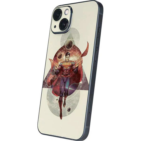 DC Comics Superman Galaxy Flying iPhone 14 Skin
