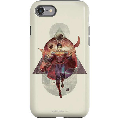 DC Comics Superman Galaxy Flying iPhone SE (2nd & 3rd Gen) Pro Case