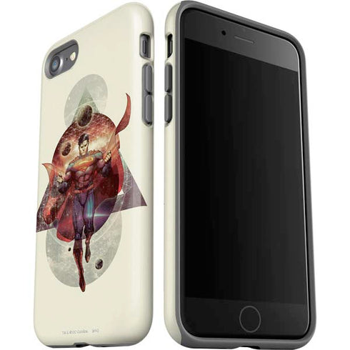 DC Comics Superman Galaxy Flying iPhone SE (2nd & 3rd Gen) Pro Case