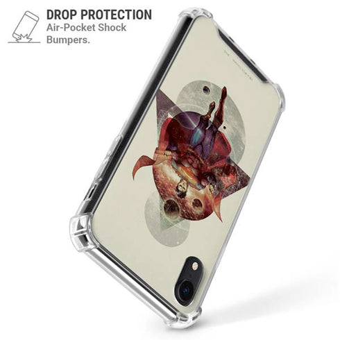 DC Comics Superman Galaxy Flying iPhone XR Clear Case