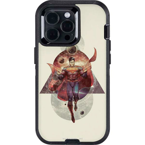 DC Comics Superman Galaxy Flying Otterbox Defender iPhone Skin