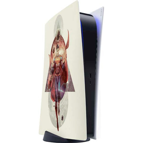 DC Comics Superman Galaxy Flying PS5 Digital Edition Console Skin
