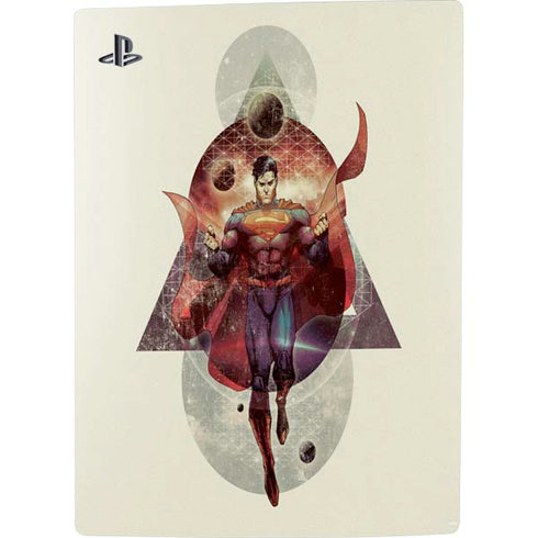 DC Comics Superman Galaxy Flying PS5 Digital Edition Console Skin