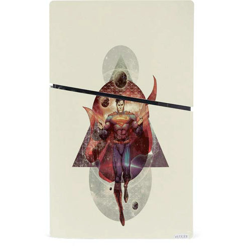 DC Comics Superman Galaxy Flying PS5 Slim Digital Edition Bundle Skin