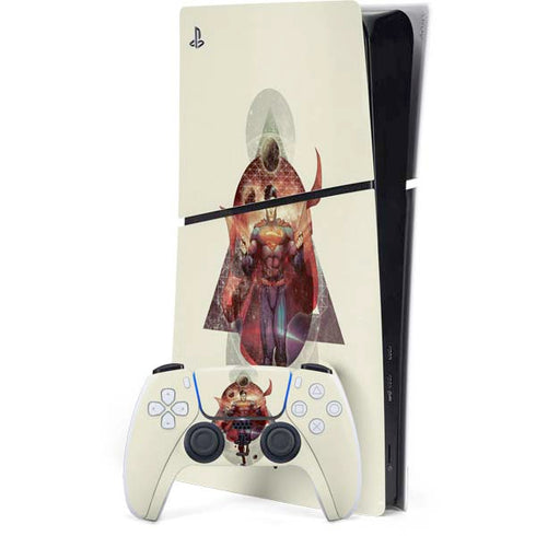 DC Comics Superman Galaxy Flying PS5 Slim Digital Edition Console Skin