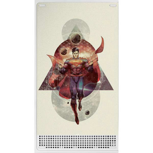 DC Comics Superman Galaxy Flying Xbox Series S Console Skin