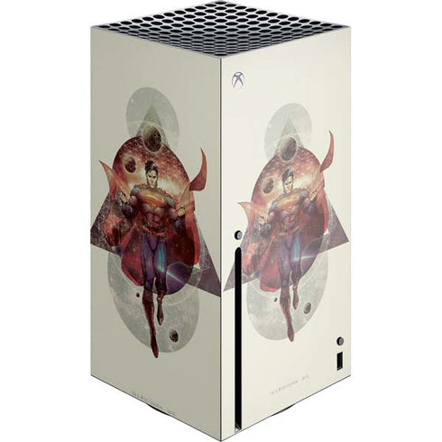DC Comics Superman Galaxy Flying Xbox Series X Console Skin