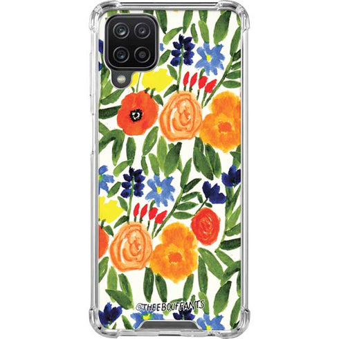 Bouffants and Broken Hearts Garden 6 Galaxy A12 Clear Case