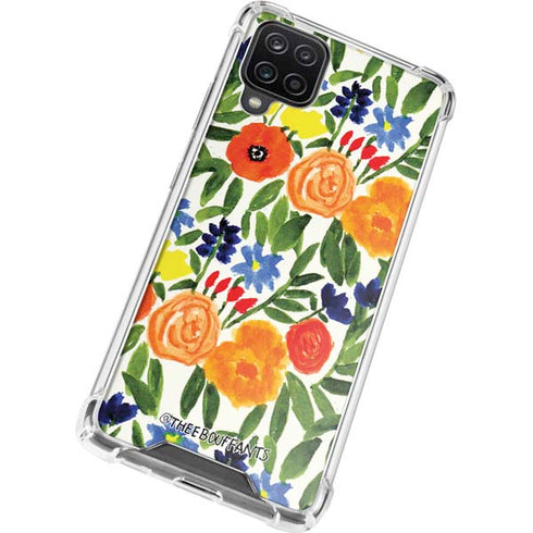 Bouffants and Broken Hearts Garden 6 Galaxy A12 Clear Case