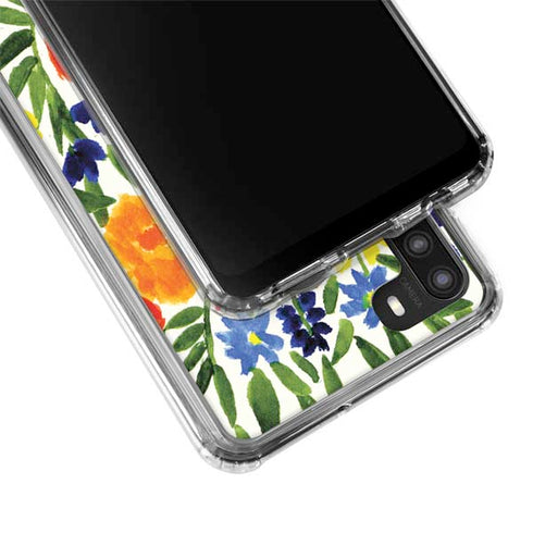 Bouffants and Broken Hearts Garden 6 Galaxy A21 Clear Case