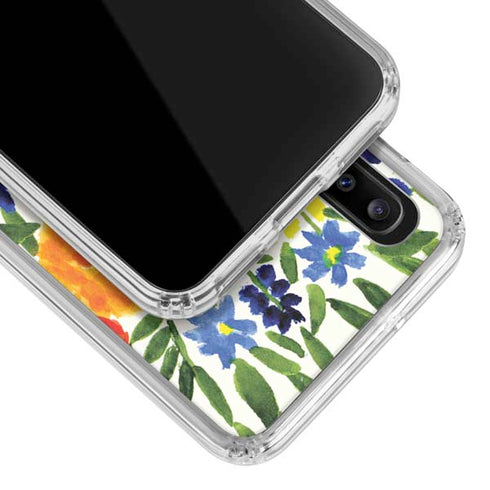 Bouffants and Broken Hearts Garden 6 Galaxy A30 Clear Case