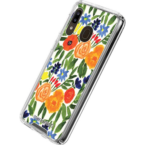 Bouffants and Broken Hearts Garden 6 Galaxy A30 Clear Case