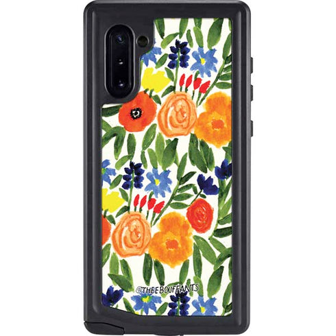 Bouffants and Broken Hearts Garden 6 Galaxy Note 10 Waterproof Case