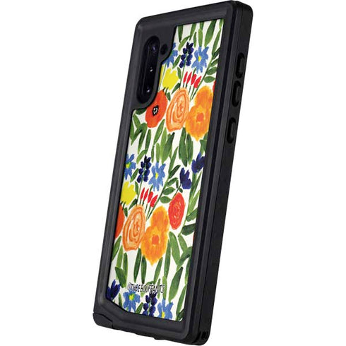 Bouffants and Broken Hearts Garden 6 Galaxy Note 10 Waterproof Case