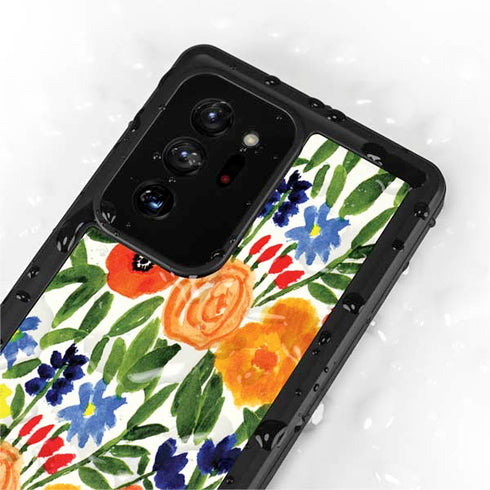 Bouffants and Broken Hearts Garden 6 Galaxy Note20 Ultra 5G Waterproof Case