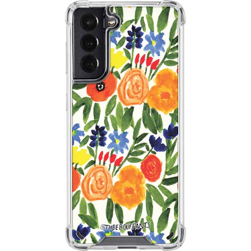 Bouffants and Broken Hearts Garden 6 Galaxy S21 5G Clear Case
