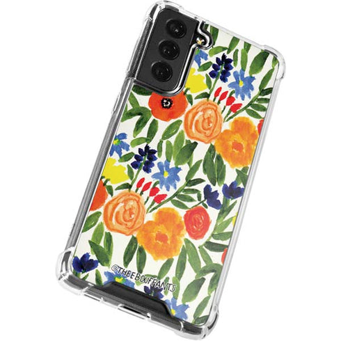 Bouffants and Broken Hearts Garden 6 Galaxy S22 Plus Clear Case