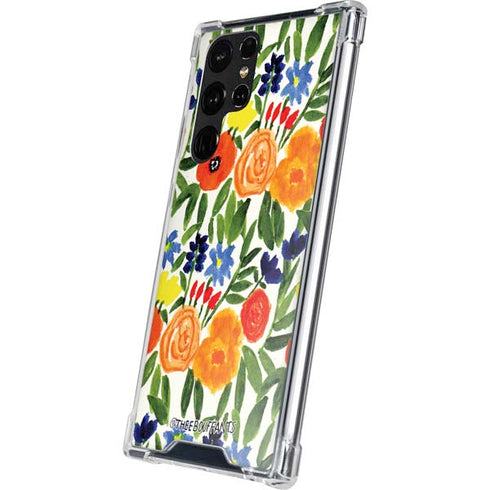 Bouffants and Broken Hearts Garden 6 Galaxy S22 Ultra Clear Case