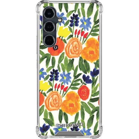 Bouffants and Broken Hearts Garden 6 Galaxy S23 FE Clear Case