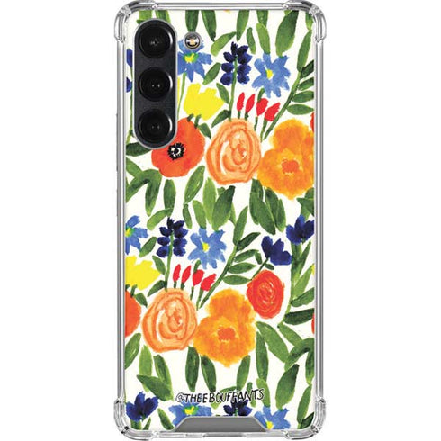 Bouffants and Broken Hearts Garden 6 Galaxy S23 Plus Clear Case
