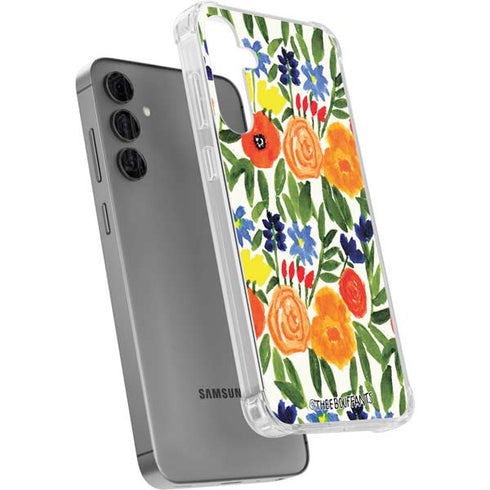 Bouffants and Broken Hearts Garden 6 Galaxy S24 Plus Clear Case