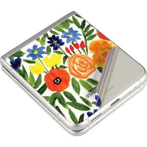 Bouffants and Broken Hearts Garden 6 Galaxy Z Flip3 5G Skin