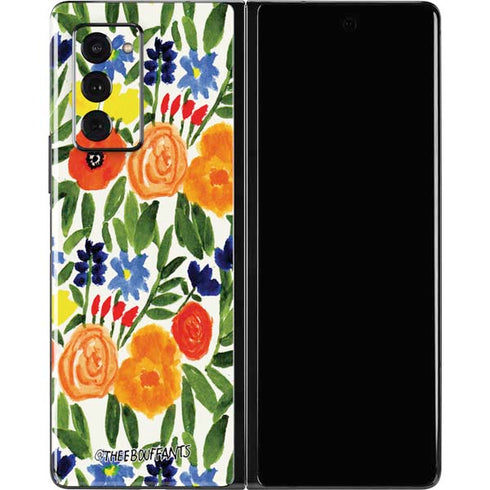 Bouffants and Broken Hearts Garden 6 Galaxy Z Fold2 5G Skin