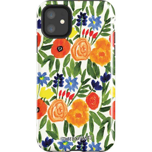 Bouffants and Broken Hearts Garden 6 iPhone 11 Impact Case