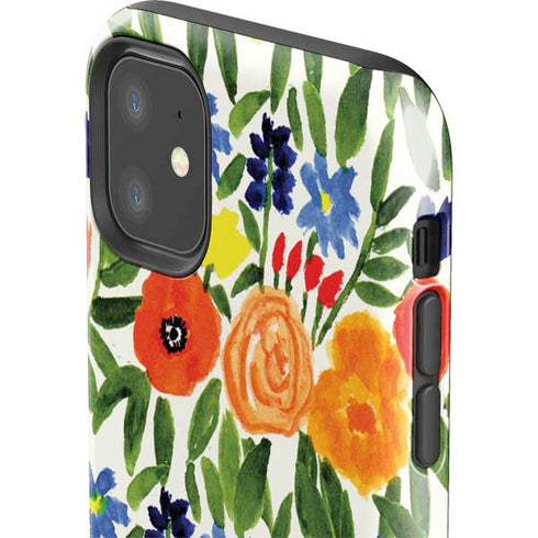 Bouffants and Broken Hearts Garden 6 iPhone 11 Impact Case