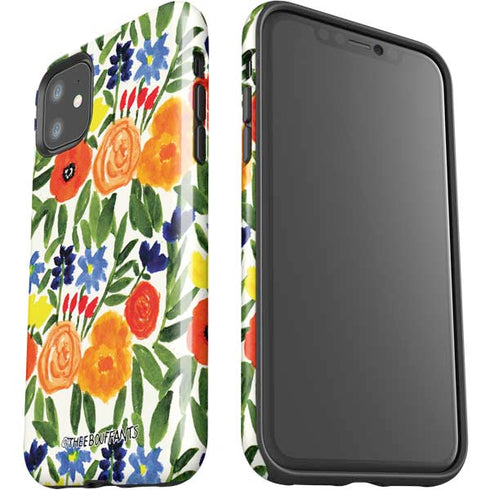 Bouffants and Broken Hearts Garden 6 iPhone 11 Impact Case