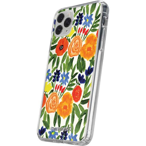 Bouffants and Broken Hearts Garden 6 iPhone 11 Pro Clear Case