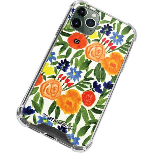 Bouffants and Broken Hearts Garden 6 iPhone 11 Pro Max Clear Case