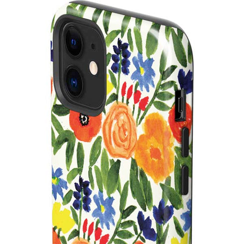 Bouffants and Broken Hearts Garden 6 iPhone 12 Mini Impact Case