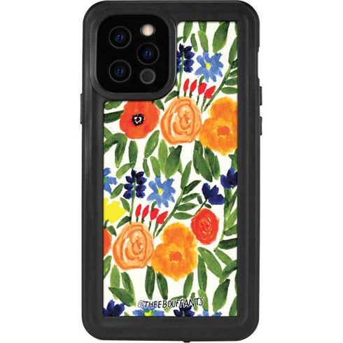 Bouffants and Broken Hearts Garden 6 iPhone 12 Pro Waterproof Case