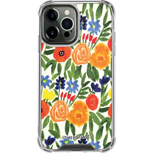 Bouffants and Broken Hearts Garden 6 iPhone 13 Pro Max Clear Case