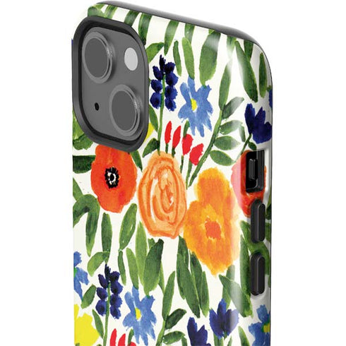 Bouffants and Broken Hearts Garden 6 iPhone 15 Plus Impact Case