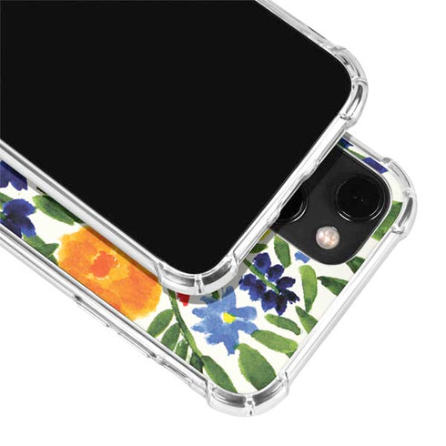 Bouffants and Broken Hearts Garden 6 iPhone 14 Plus Clear Case