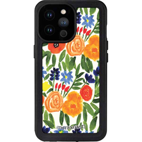 Bouffants and Broken Hearts Garden 6 iPhone 14 Pro Max Waterproof Case
