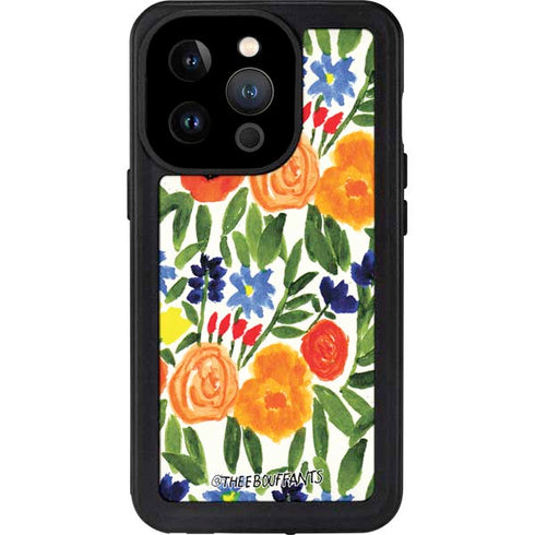 Bouffants and Broken Hearts Garden 6 iPhone 14 Pro Waterproof Case