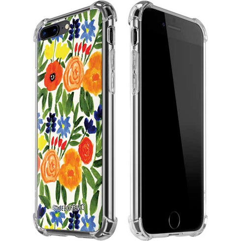 Bouffants and Broken Hearts Garden 6 iPhone 7/8 Plus Clear Case