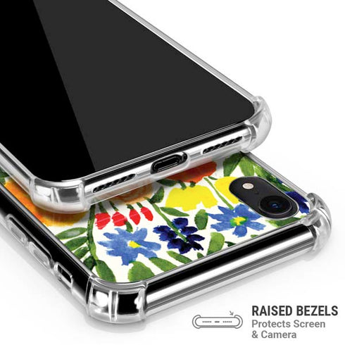 Bouffants and Broken Hearts Garden 6 iPhone XR Clear Case
