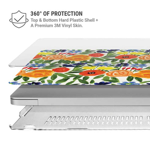 Bouffants and Broken Hearts Garden 6 MacBook Air 13in M1 (2021) Case plus Skin