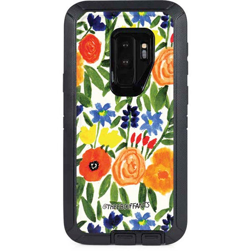 Bouffants and Broken Hearts Garden 6 Otterbox Defender Galaxy Skin