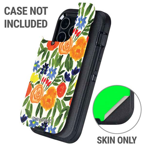 Bouffants and Broken Hearts Garden 6 Otterbox Defender iPhone Skin