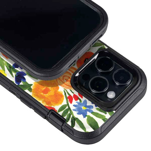 Bouffants and Broken Hearts Garden 6 Otterbox Defender iPhone Skin