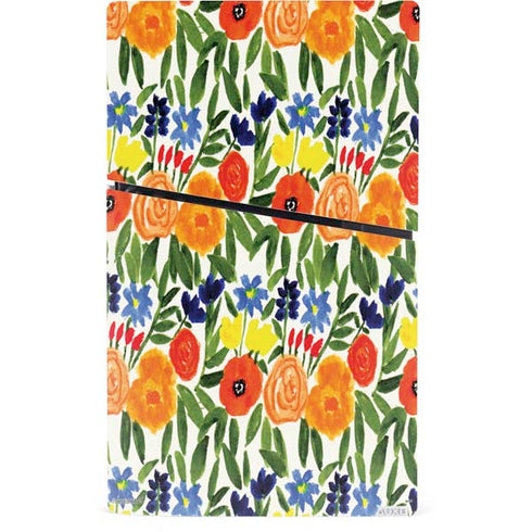 Bouffants and Broken Hearts Garden 6 PS5 Slim Digital Edition Console Skin