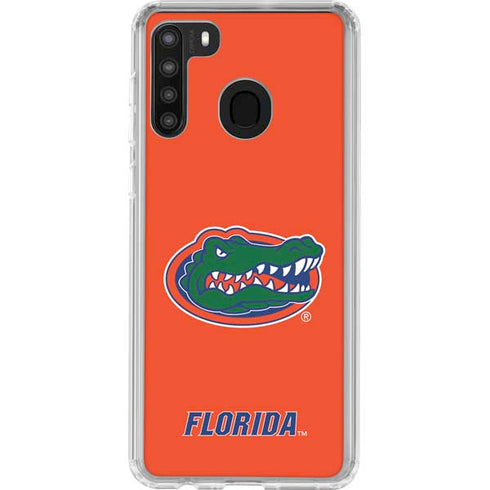 University of Florida Gators Mascot Galaxy A21 Clear Case